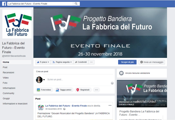 Novembre 2018 in NSM Group – Evento Finale CNR – Progetto Bandiera “Fabbrica Del Futuro”